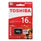 کارت حافظه microSDXC توشیبا مدل EXCERIA M302-EA کلاس 10 استاندارد UHS-I U1 سرعت 90MBps ظرفیت 16 گیگابایت به همراه آداپتور SD